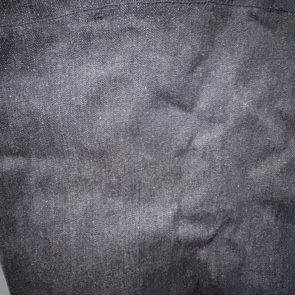 Dark Denim Tote Bag Reusable Shopping Bag Casual Everyday Carry Boho Unbranded - Picture 4 of 6